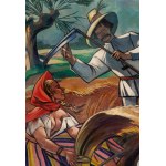 Zofia Stryjeńska (1891 Kraków - 1976 Geneva), Umizgi (Harvest), 1950s.