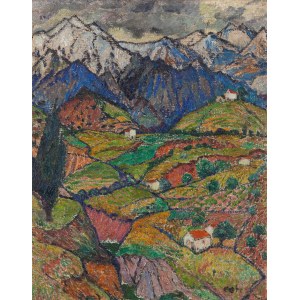 Maria Melania Mutermilch Mela Muter (1876 Warsaw - 1967 Paris), Village in the mountains (Gebirgslandschaft), ca1919