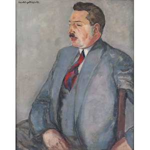 Leopold Gottlieb (1879 Drohobycz - 1934 Paříž), Portrét Ericha Cohna, 1928