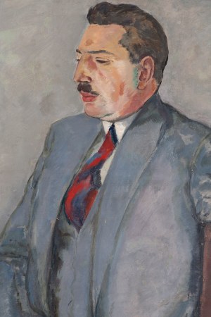 Leopold Gottlieb (1879 Drohobycz - 1934 Paryż), Portret Ericha Cohna, 1928