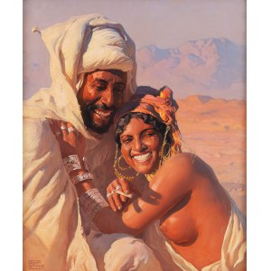 Adam Styka (1890 Kielce - 1959 New York), Marocká idyla