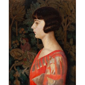 Janina Nowotnowa (1881 Tarnów - 1963 Kraków), Portret córki, około1930
