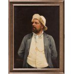 Hiacynt Alchimowicz (1841 - 1897 ), Portret malarza