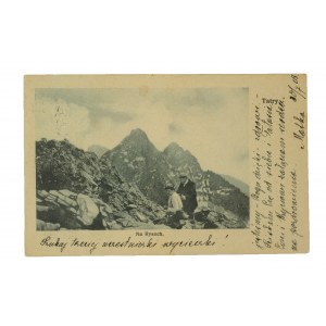 TATRY Über das Rysy-Gebirge, im Umlauf, datiert 30.7.1908.