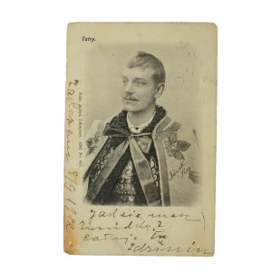 TATRY Józef Roj, Bergsteiger, Führer in der Tatra, lange Rede, 1902.