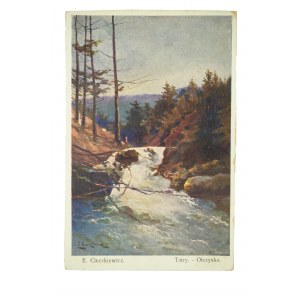 TATRY Olczyska - E. Cieczkiewicz, datowana 23.4.1912r.