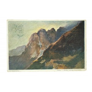 TATRY Gabel und kiezmar Spitze - E. Cieczkiewicz, 1913.