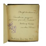 Polnisches Tagebuch mit Highlander-Motiv, Holz, Einträge aus den 1920-30er Jahren, Zeichnungen, Aquarelle