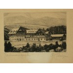 KARPACZ Hotel Orlik, etching, 17.7 x 12.8cm, signed