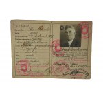 Personalausweis für Józef Bendkowski [geb. 1878], mit Lichtbild, ausgestellt am 7. Mai 1938 in Kattowitz