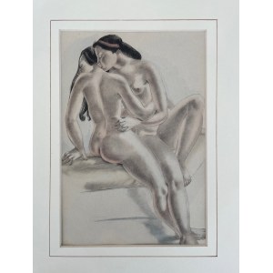 Suzanne Ballivet (1904-1985), Milostná scéna, 50. roky 20. storočia.