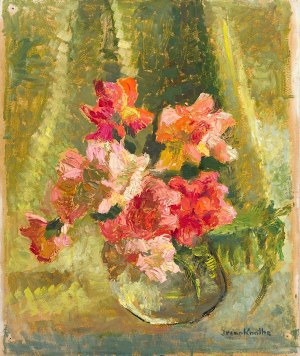 Irena Knothe (1904-1986), Bouquet of carnations in a vase, 1960s.