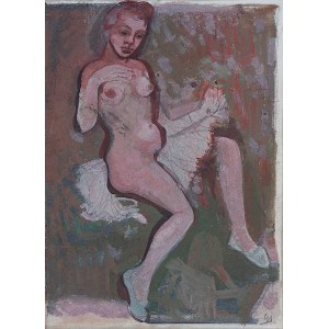 Waclaw Siemi±tkowski (1896-1977), Naked ballerina, 1960s.
