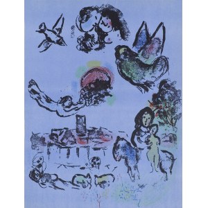 Marc Chagall (1887-1985), Nokturno ve Vence, 1963