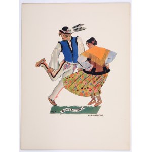 Zofia Stryjeńska (1891- 1976), Highlander. 1929 [portfolio Polské tance].