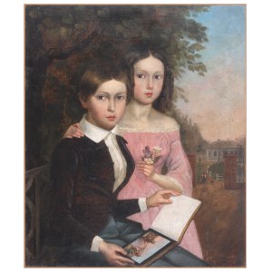 Artist Unspecified, Portrait of children. 1st half of the 19th century