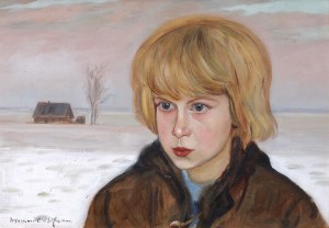 Wlastimil Hofman (1881 - 1970), Portrait of a girl