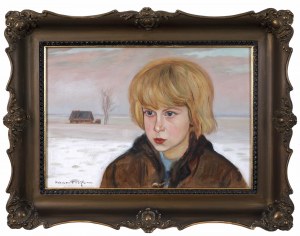 Wlastimil Hofman (1881 - 1970), Portret dziewczynki