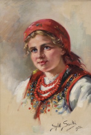 Sylweriusz Saski (1864-1954), Dziewczyna z Bronowic, 1928