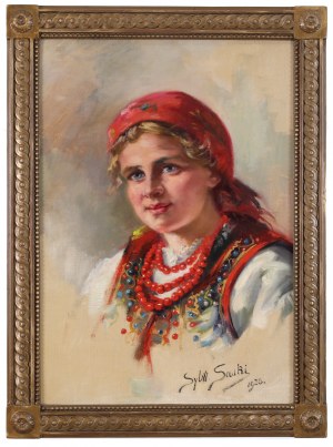 Sylweriusz Saski (1864-1954), Dziewczyna z Bronowic, 1928