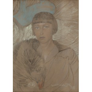 Stanisław Ignacy Witkiewicz (1885-1939), Portrét Janiny Montwiłł-Domaszewiczovej. VIII 1926.