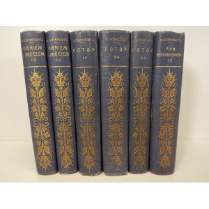 SIENKIEWICZ Henryk - TRYLOGY in 6 vols. bound by RADZISZEWSKI