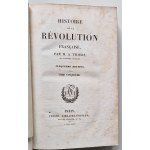 THIERS - HISTORY OF THE FRENCH REVOLUTION - HISTOIRE DE LA REVOLUTION FRANCAISE. Volume I-X