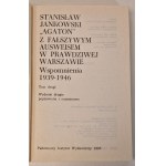 JANKOWSKI Stanisław AGATON - Z FAŁSZYWYM AUSWEISEM W PRAWDZIWEJ WARSZAWIE Tom. I-II