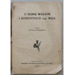 Ceysingerówna Helena, O Velkém Sejmu a Ústavě 3. května 1916.