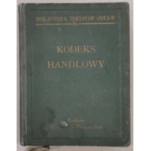 Kodeks handlowy - rozporządzenia wykonawcze, 1934, Kraków