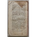 [Ústava 3. mája] Vládny zákon z 3. mája 1791, tlač. M. Gröll
