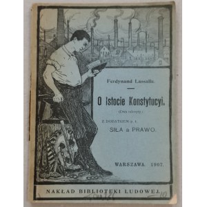 Lassalle Ferdinand, O podstatě ústavy (dvě čtení), 1907