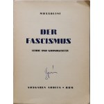 Mussolini - Der Fascismus lehre und grundgesetze, Rím, 1935
