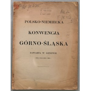 Nemecko-poľský Hornosliezsky dohovor, Ženeva, 1922