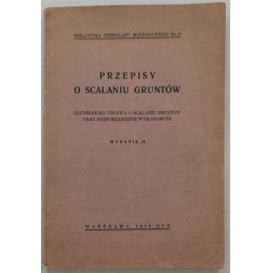 Predpisy o sceľovaní pozemkov, Knižnica geodézie, 1928.