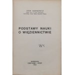 Rabinowicz Leon, Podstawy nauki o więziennictwie, 1933