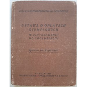 Stamp duty law ... [opr. Jan Boguszewski, 1927].