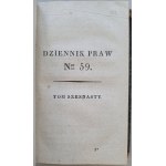 Dziennik Praw [Królestwa Polskiego] T.16 (1835) nr 58-60.