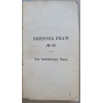 Zbierka zákonov [Poľského kráľovstva] T.63 č. 194-200 (I-VIII 1865)