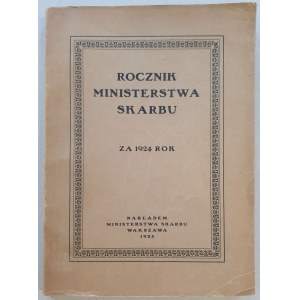 Ročenka státní pokladny za rok 1924 [I. díl, vydáno 1925].