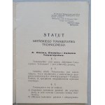 Stanovy Gdyňskej technickej spoločnosti, 1928.