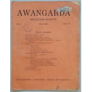 Avantgarda, Miesięcznik Młodych r. 1928 č. 3, květen.