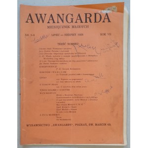Avantgarda, Miesięcznik Młodych 1928 č. 5-6, červenec-srpen