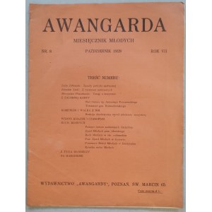 Avantgarda, Miesięcznik Młodych r. 1928 č. 8, říjen