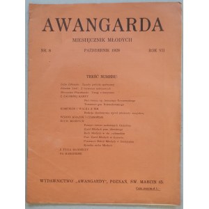 Awangarda, Miesięcznik Młodych r. 1928 nr 8, Październik