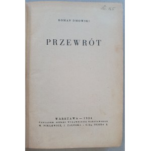 Dmowski Roman - Prevrat, 1934