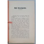 Myśl Wszechpolska, R.I Nr. 1, Warschau, Juni [1908? 1912/13?].