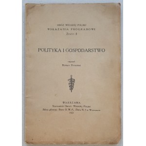 Rybarski Roman, Politika a hospodářství [1927, PLO].