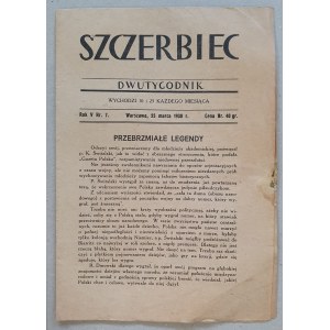 Szczerbiec, R.V. 1930 No. 7, March 25 [Fight for Jewish Troops].