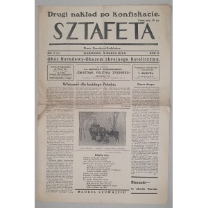 Štafeta, R.II- 1934 č. 9(15) ze dne 18. března [ONR, antisemitismus].